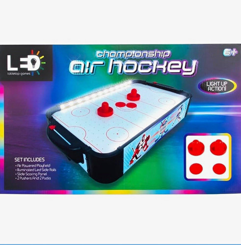 Tabletop air hockey game led - air,