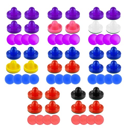 Air hockey pusher - and,