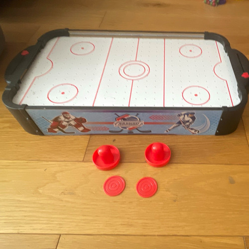 Tabletop air hockey game table - air,