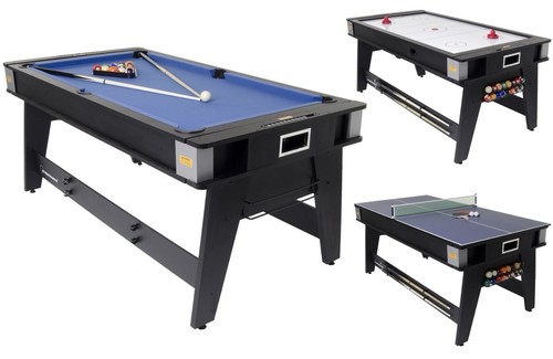 6ft multi gamestable - 6ft, 3-in-1