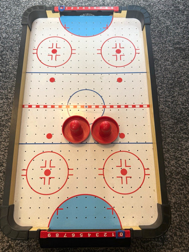 Tabletop air hockey game - tabletop, table